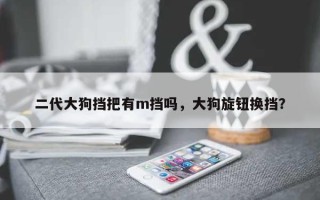 二代大狗挡把有m挡吗，大狗旋钮换挡？