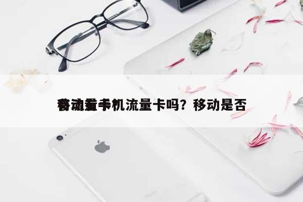 移动有手机流量卡吗？移动是否
有流量卡？-第1张图片