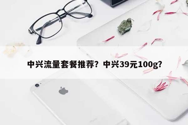 中兴流量套餐推荐？中兴39元100g？-第1张图片