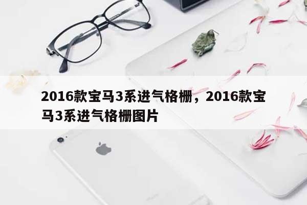 2016款宝马3系进气格栅，2016款宝马3系进气格栅图片-第1张图片