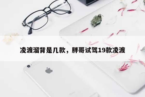 凌渡溜背是几款，胖哥试驾19款凌渡-第1张图片