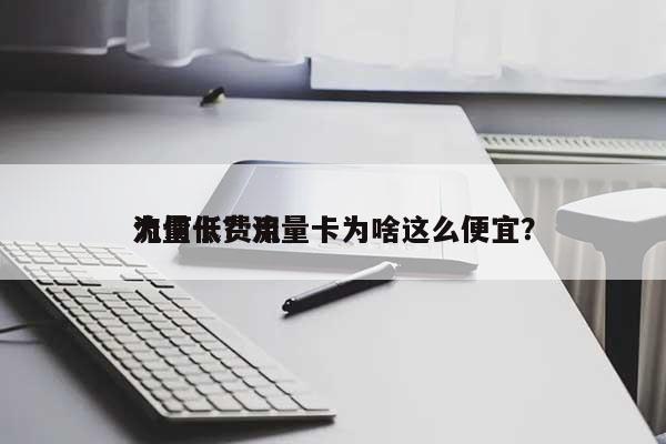 流量卡费用
为何低？流量卡为啥这么便宜？-第1张图片