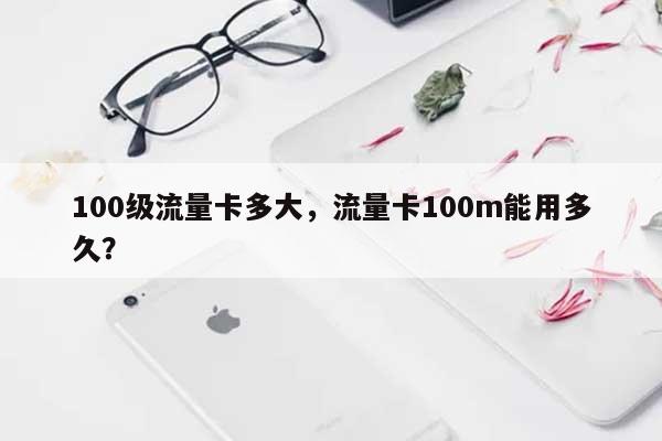 100级流量卡多大，流量卡100m能用多久？-第1张图片
